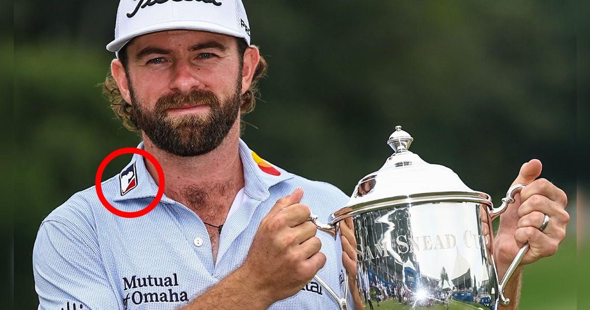 ¿Cameron Young dejará el golf para unirse a la MLB?: el deportista explicó por qué luce el logo en sus camisetas