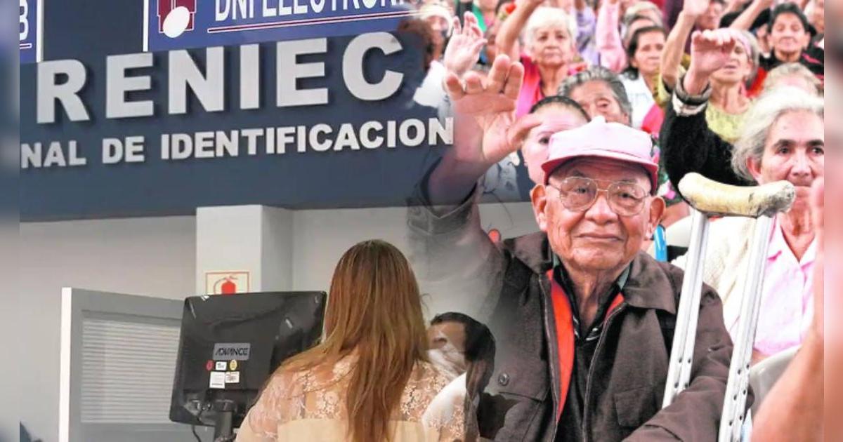 Si tienes 60 años o más, Reniec te brinda un importante beneficio vigente para el trámite del DNI