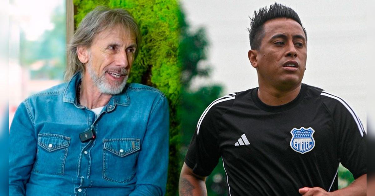 Ricardo Gareca confesó su reacción al ver a Christian Cueva en Emelec: 