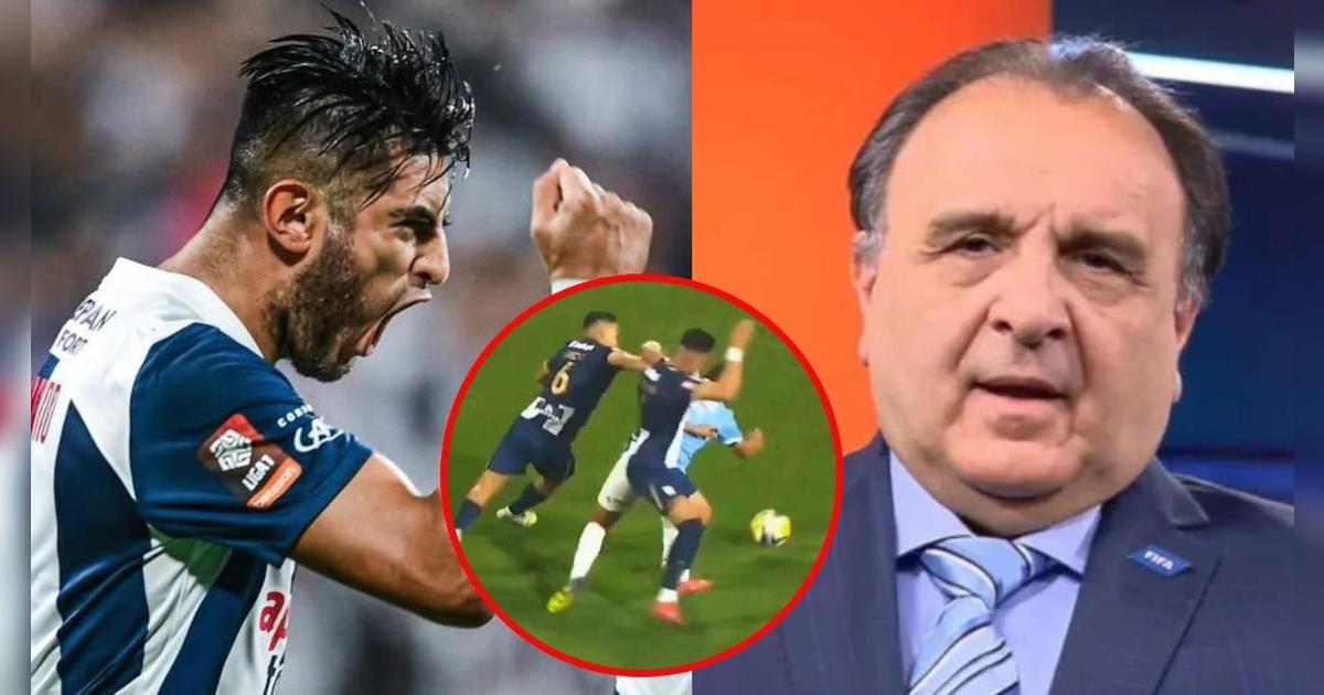 ¿Fue penal? Exárbitro FIFA reveló si debió cobrarse la falta de Zambrano a Pacheco: 