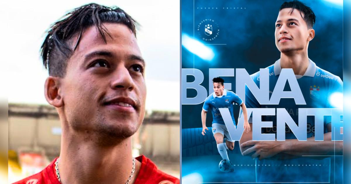 Cristian Benavente fue anunciado como flamante refuerzo de Sporting Cristal: 