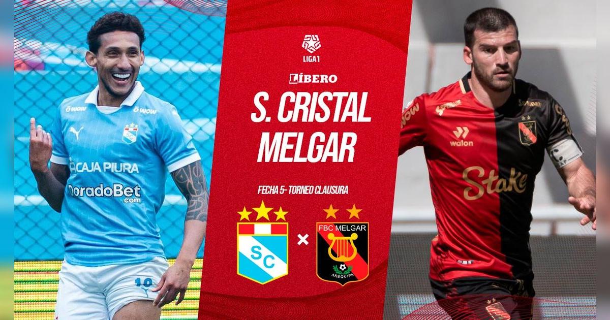 Sporting Cristal vs Melgar EN VIVO, Torneo Clausura 2025: a qué hora juega, dónde ver y alineaciones