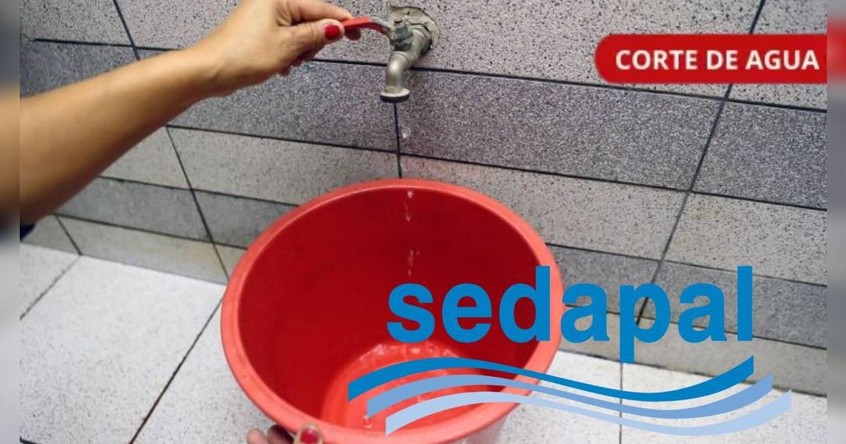 Corte de agua este lunes 11 de agosto durará más de 10 horas: lista de distritos que no tendrán servicio