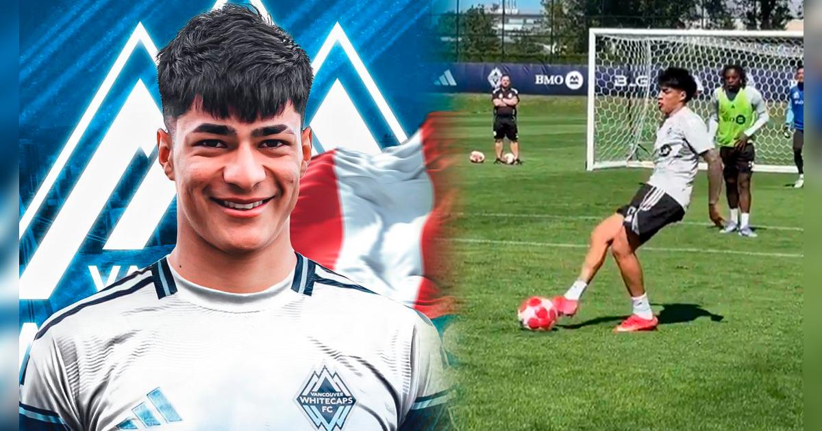 Kenji Cabrera la rompe en entrenamientos y Vancouver Whitecaps lo presume: 