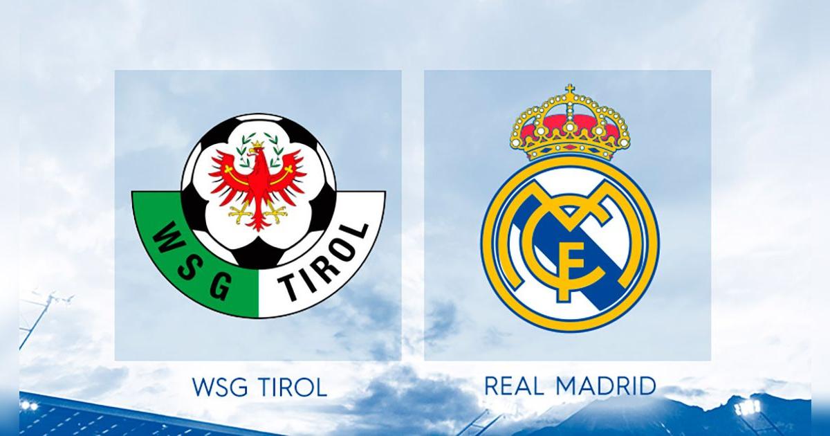 Real Madrid vs Tirol: a qué hora juega y dónde ver partido amistoso