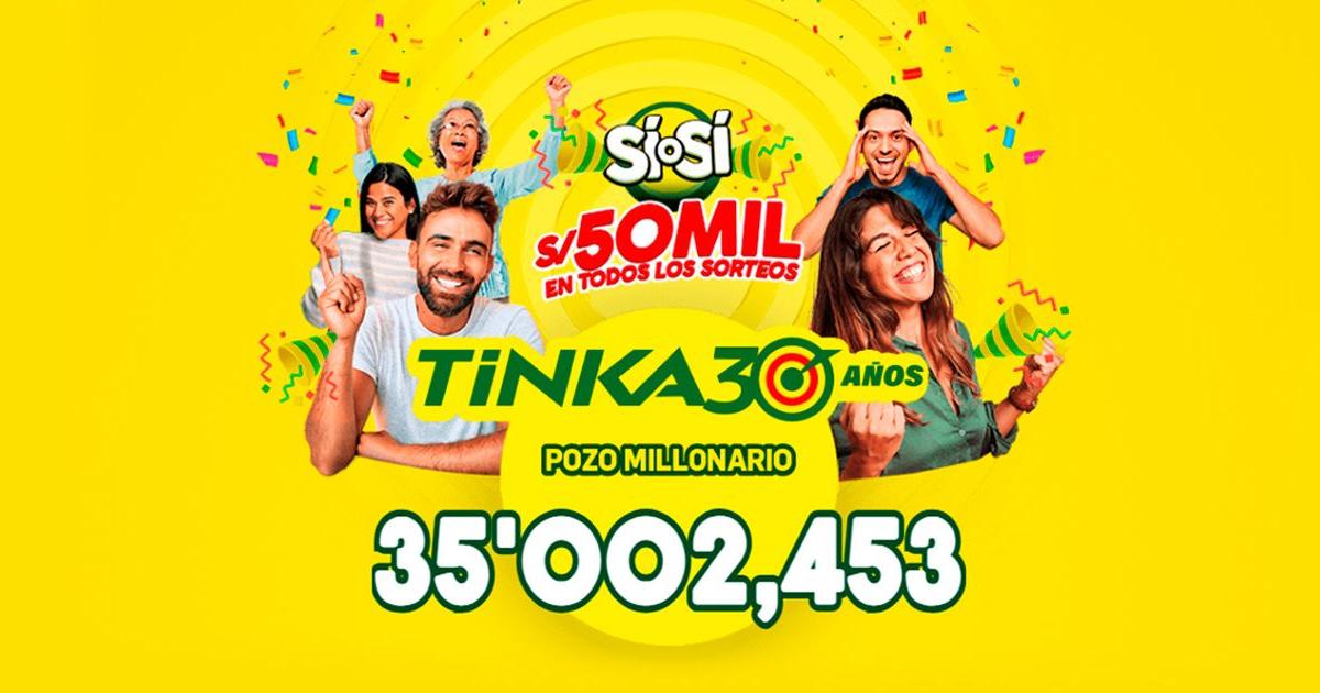 Últimos resultados de La Tinka HOY, miércoles 13 de agosto: jugada ganadora y pozo millonario
