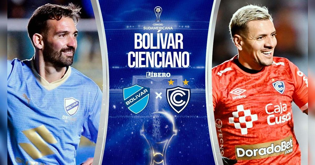 Bolívar vs Cienciano EN VIVO por octavos de Copa Sudamericana: cuándo juega, horario y dónde ver