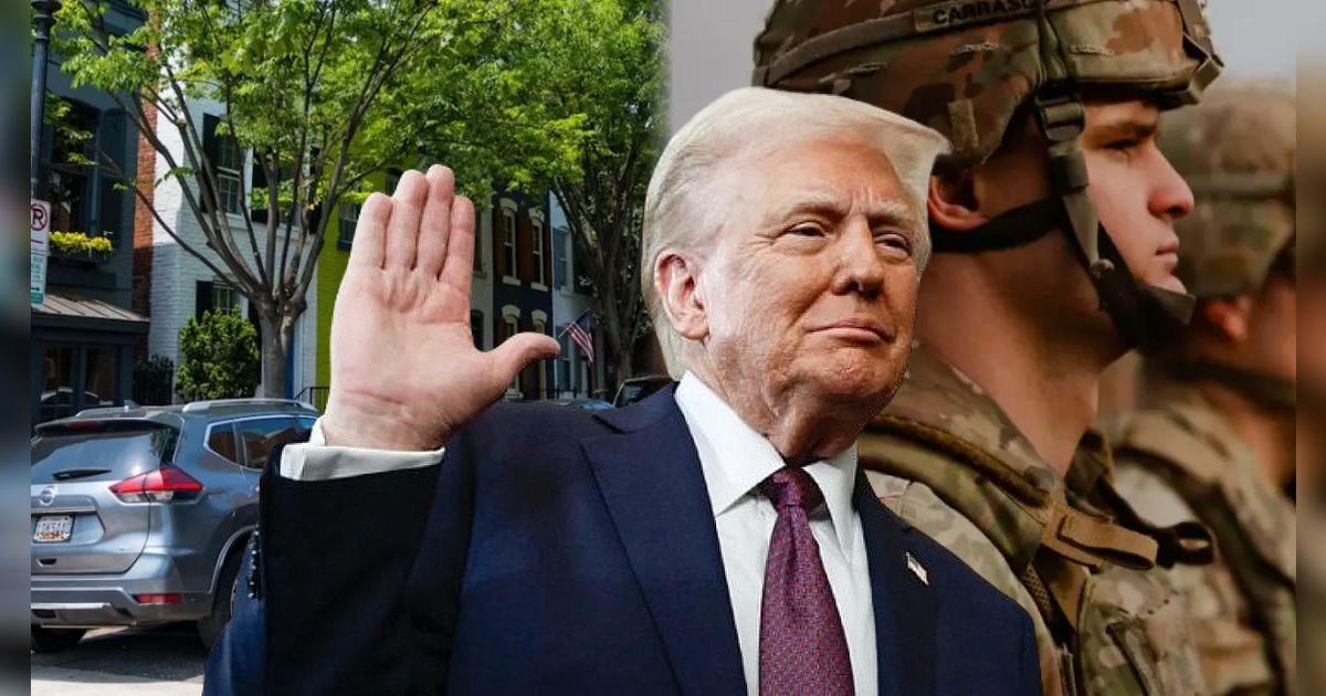 Es oficial: Donald Trump tomó esta radical decisión para combatir la delincuencia en Washington DC