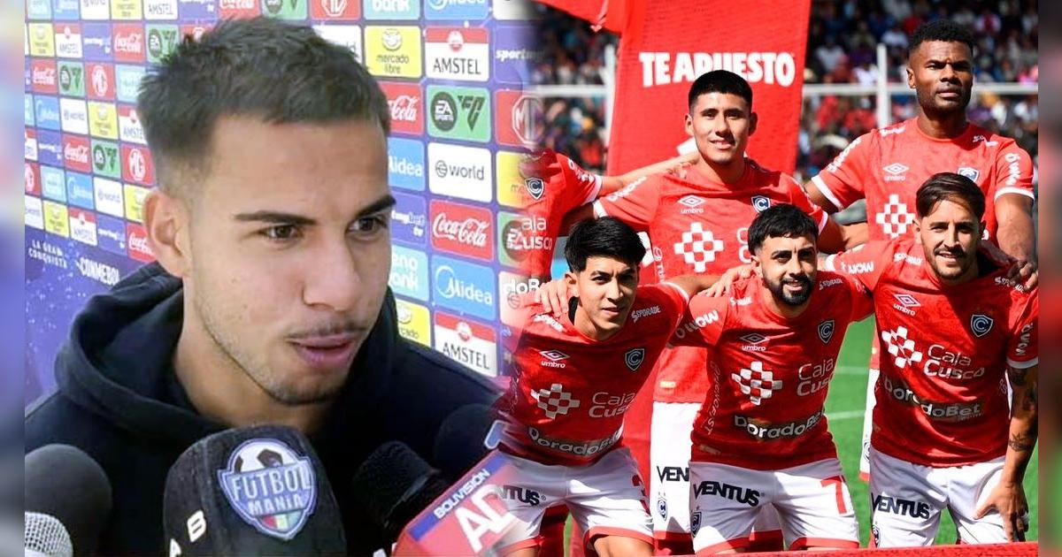 Titular de Bolívar, Robson Matheus, impacta con firme calificativo hacia Cienciano: 