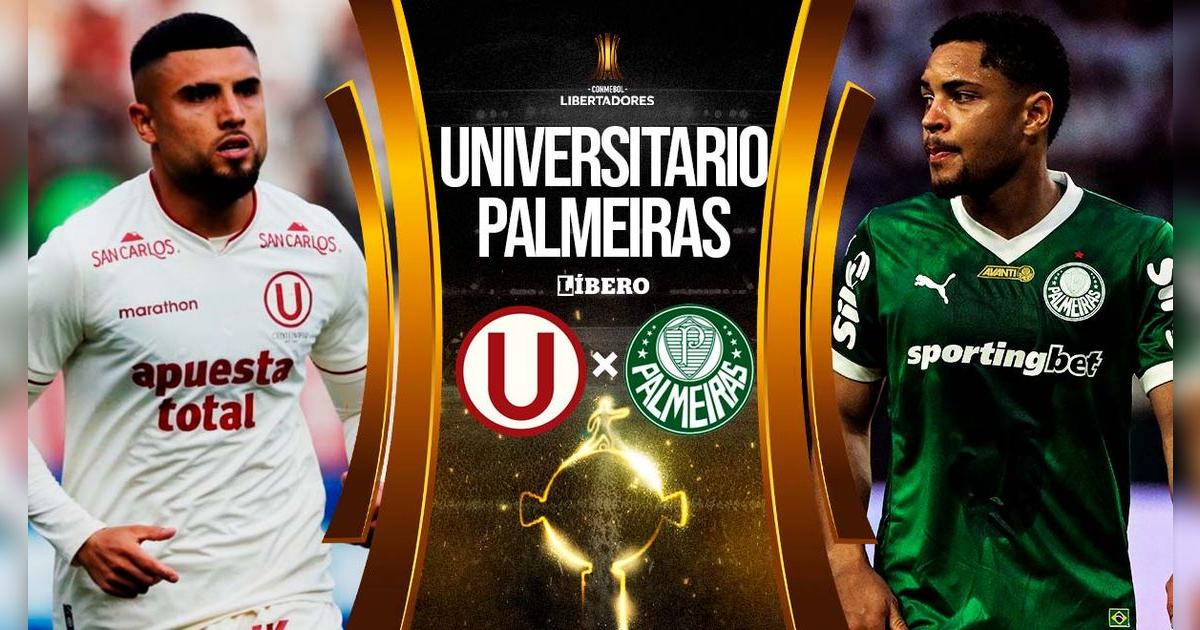 Universitario vs Palmeiras EN VIVO por octavos de Copa Libertadores: cuándo juega, horario y dónde ver