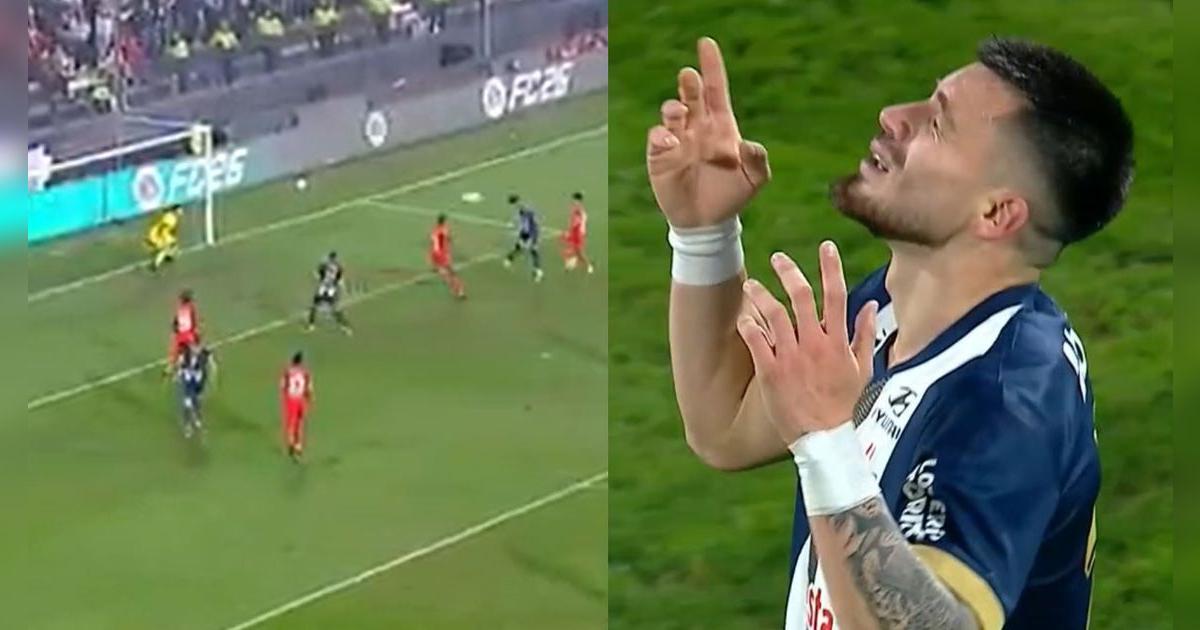 ¡Con el corazón! Alan Cantero anotó el 1-0 de Alianza Lima sobre U. Católica y estalló Matute