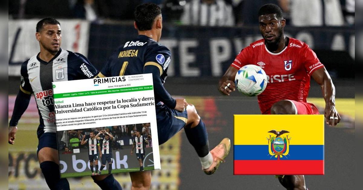 Prensa de Ecuador impacta con fuerte comentario tras triunfo de Alianza Lima: 
