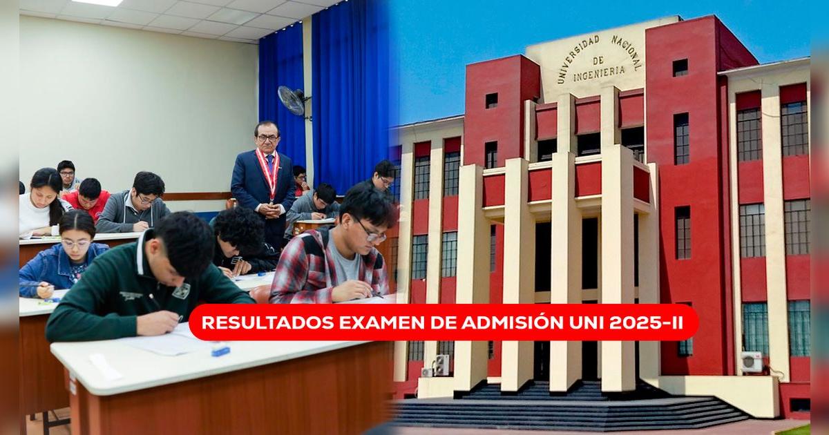 Resultados examen de admisión UNI 2025-II: LINK para consultar lista de ingresantes y puntaje de la prueba de Matemática