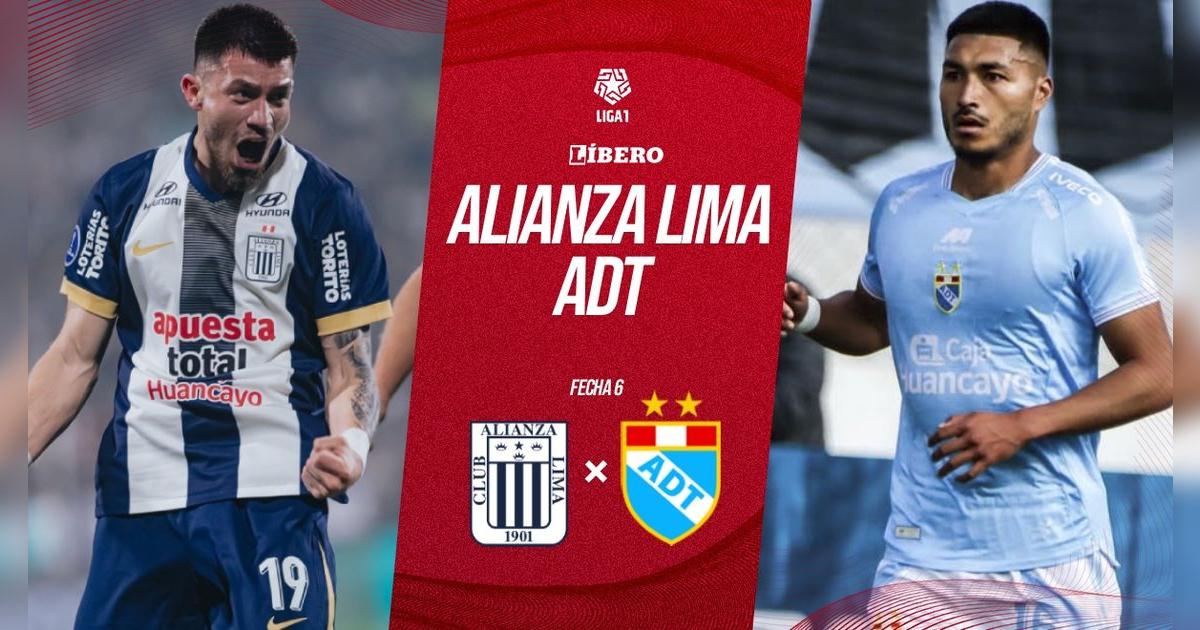 Alianza Lima vs. ADT EN VIVO por Liga 1: pronósticos, horarios y canales para ver partido