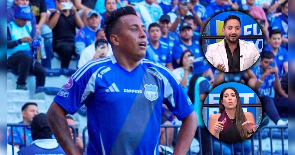 Periodistas ecuatorianos tuvieron fuerte discusión por Christian Cueva en Emelec: 