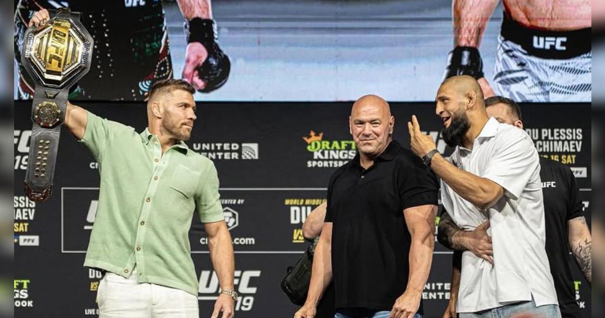 Dana White confesó que la mejor pelea en la UFC será entre Dricus Du Plessis vs. Khamzat Chimaev