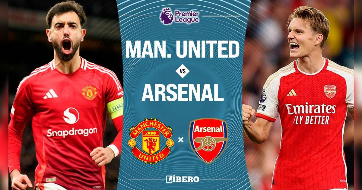 Manchester United vs Arsenal EN VIVO por Premier League: horario, dónde ver y pronóstico
