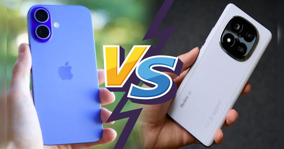 IPhone 16 vs. Xiaomi Redmi Note 14 Pro Plus: ¿cuál comprar si busco la mejor pantalla, procesador, batería y cámara?