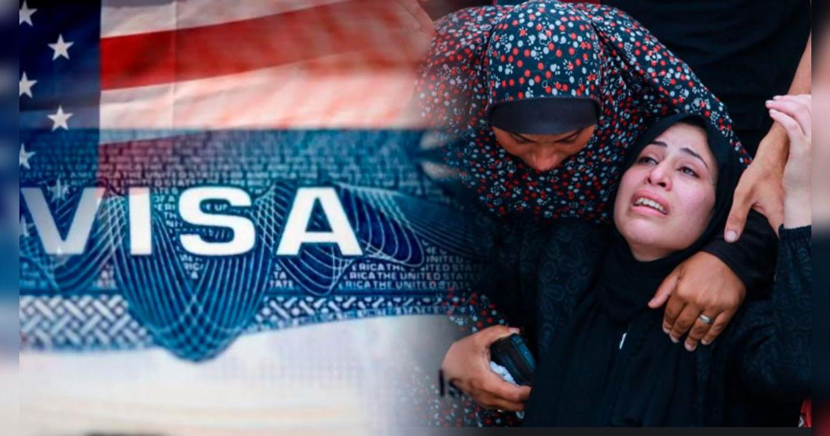 La PEOR noticia para refugiados palestinos de Gaza | EE. UU. suspende visas por esta razón