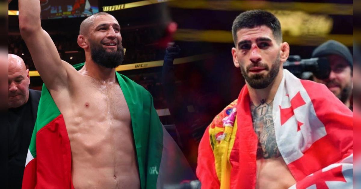 Khamzat Chimaev, campeón de peso mediano de la UFC, propone a un nuevo rival para Ilia Topuria