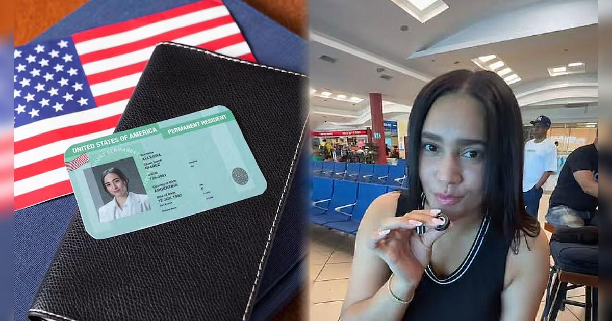 A pesar de tener la Green Card vencida: inmigrante hispanoamericana ingresó a Estados Unidos usando este documento