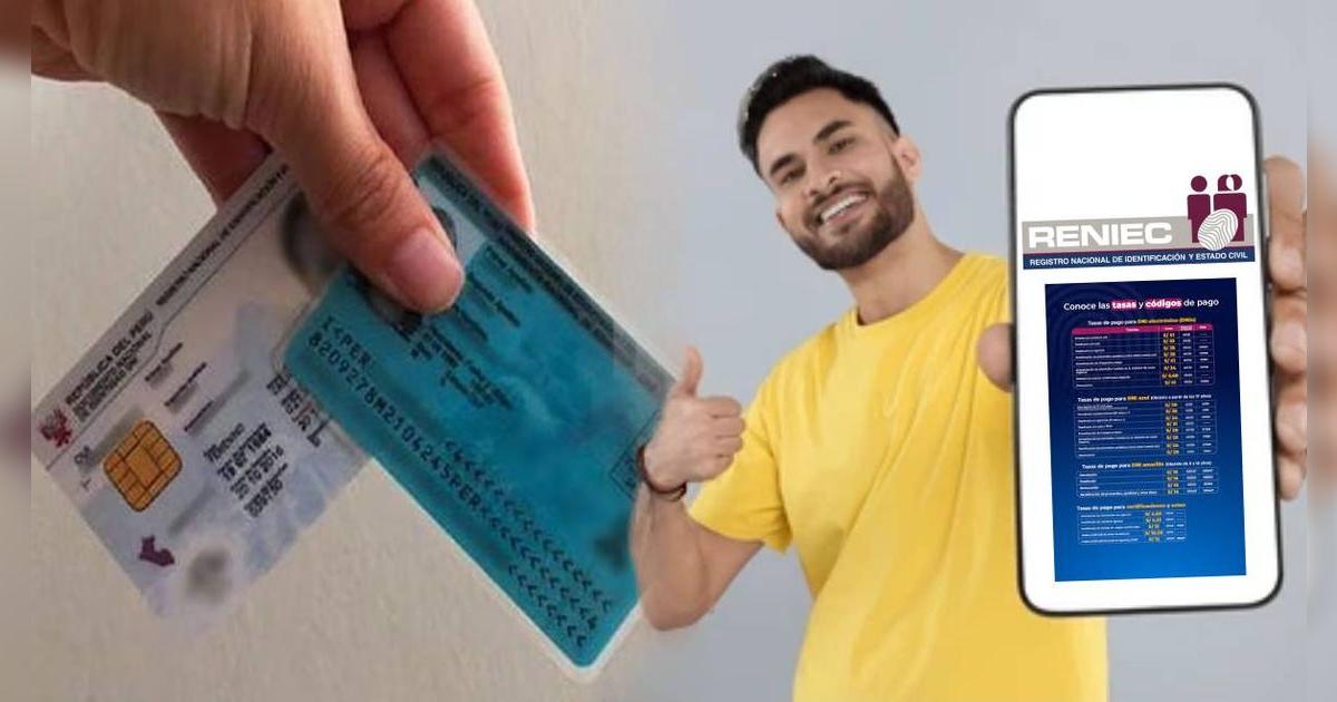 ¿Cuánto cuesta renovar el DNI? Estas son las tarifas que debes pagar por el trámite en RENIEC