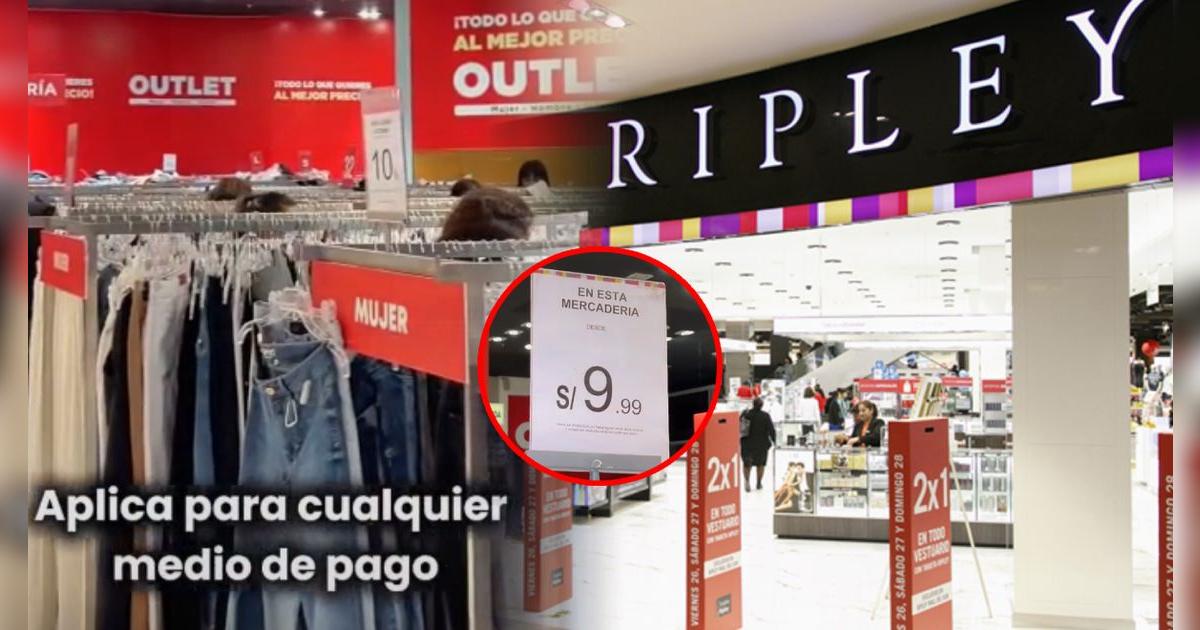 Ripley remató productos con precios desde 9.99 soles | ¿En qué tiendas?