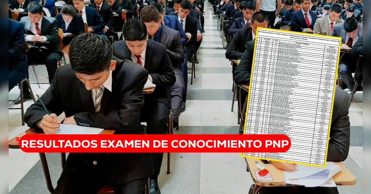 Resultados Examen de Aptitud Académica y Conocimientos PNP 2025: LINK para consultar puntaje alcanzado