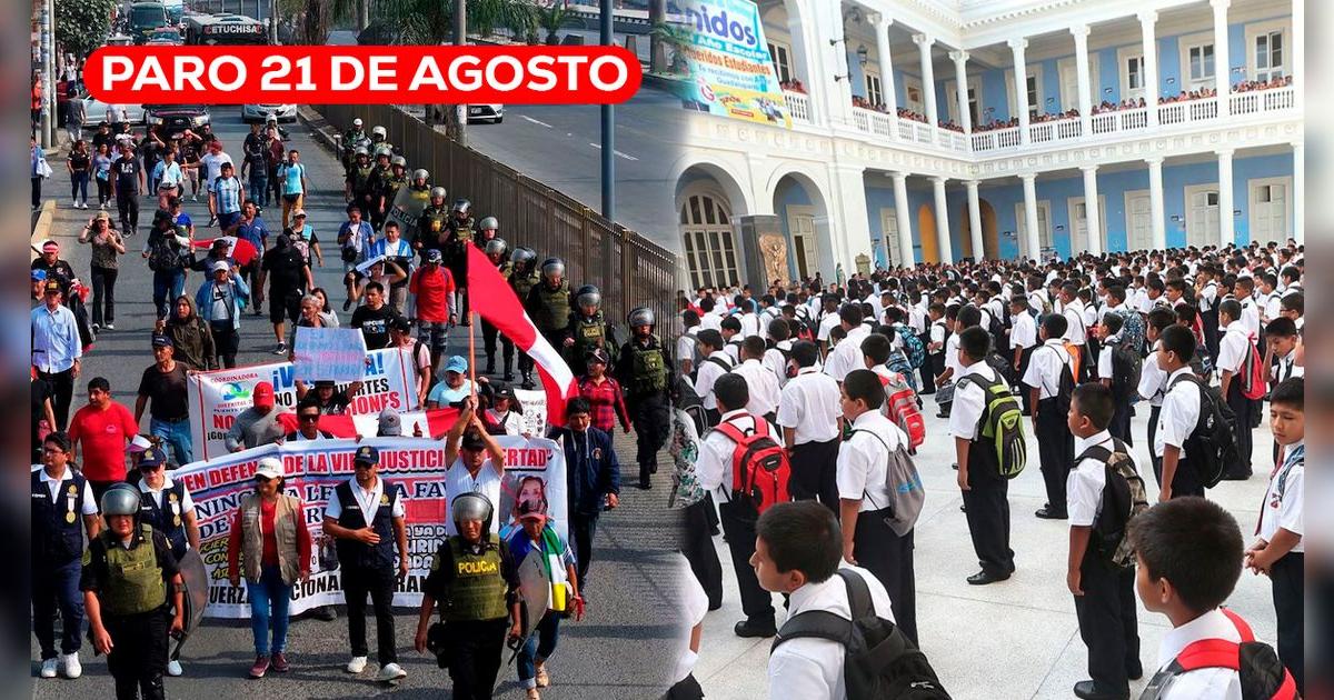 ¿Se suspenden las clases este jueves 21 de agosto por paro de transportistas? Esto es lo que sabe