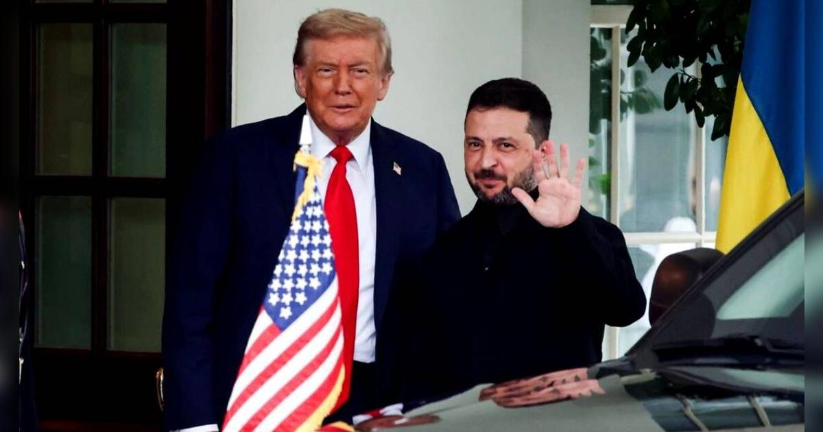 Donald Trump recibió a Zelenski y se pronunció acerca de la solución para la guerra en Ucrania: 