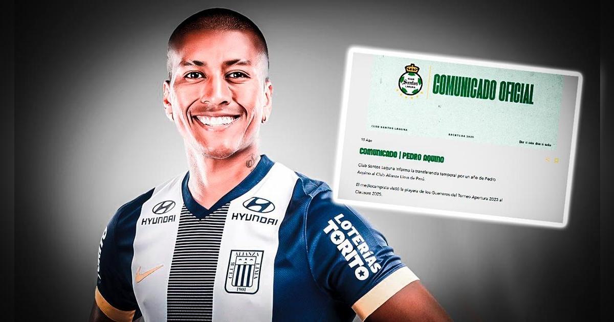 Santos Laguna sorprende con tajante comunicado tras anuncio de Pedro Aquino a Alianza: 