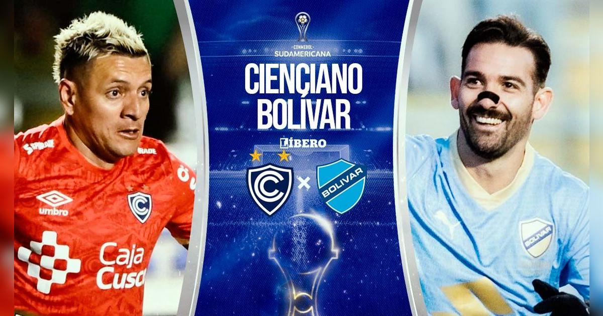 Cienciano vs Bolivar EN VIVO: fecha, a qué hora juega y dónde ver los octavos de Copa Sudamericana