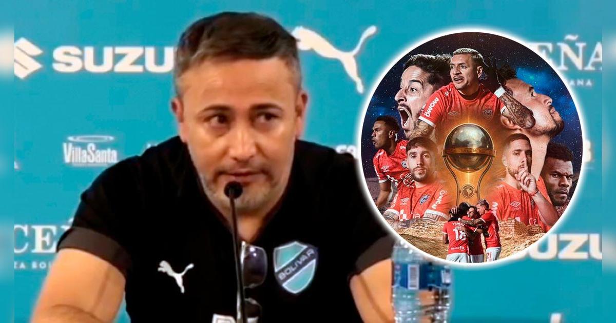 DT de Bolívar, Flavio Robatto, da rotundo calificativo a Cienciano por Copa Sudamericana: 