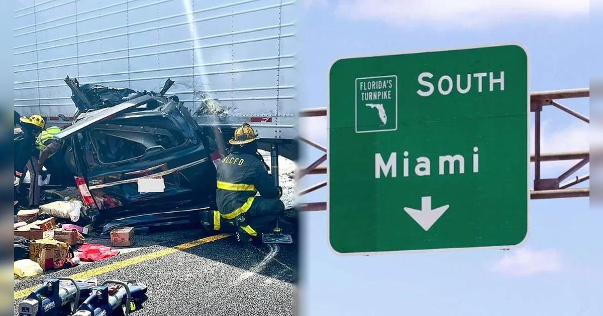 Tragedia en Florida: inmigrante indocumentado ocasionó un choque mortal tras girar de manera ilegal