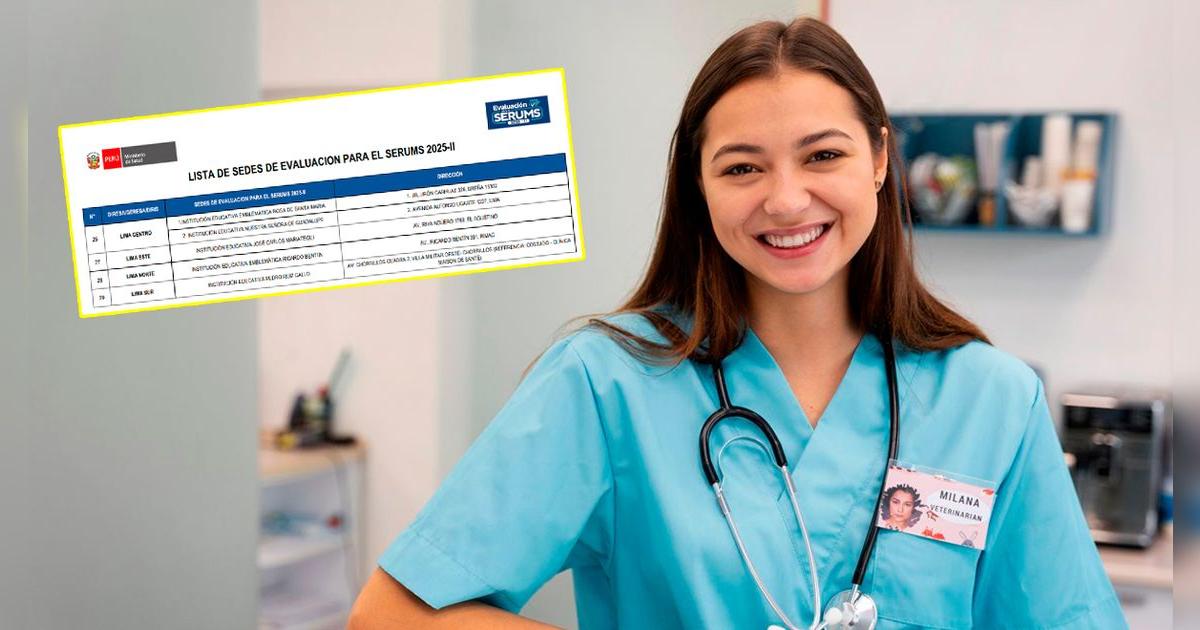 SERUMS 2025- II: consulta las sedes a nivel nacional de la evaluación de este domingo 24 de agosto