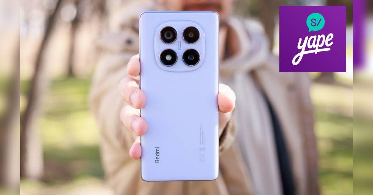 Yape ofrece descuento de 900 soles para comprar este Xiaomi con cámara de 200MP, 5500 mAh y 512GB de memoria