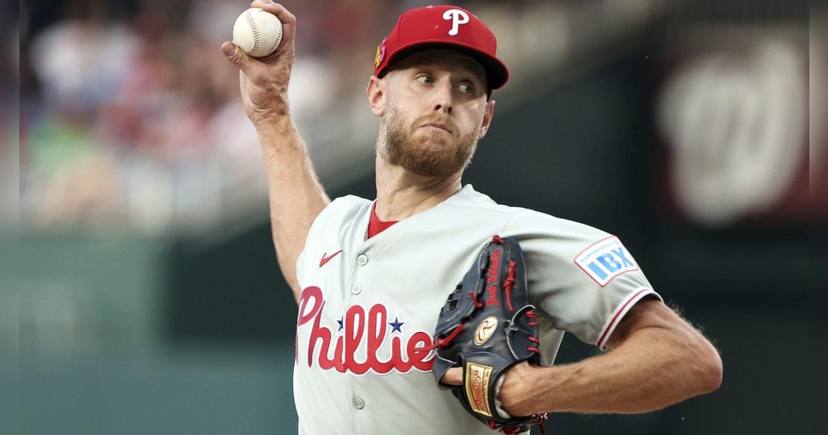 Los Phillies perderán al Zack Wheeler por el resto de la temporada de la MLB | ¿Cuándo jugó por última vez?