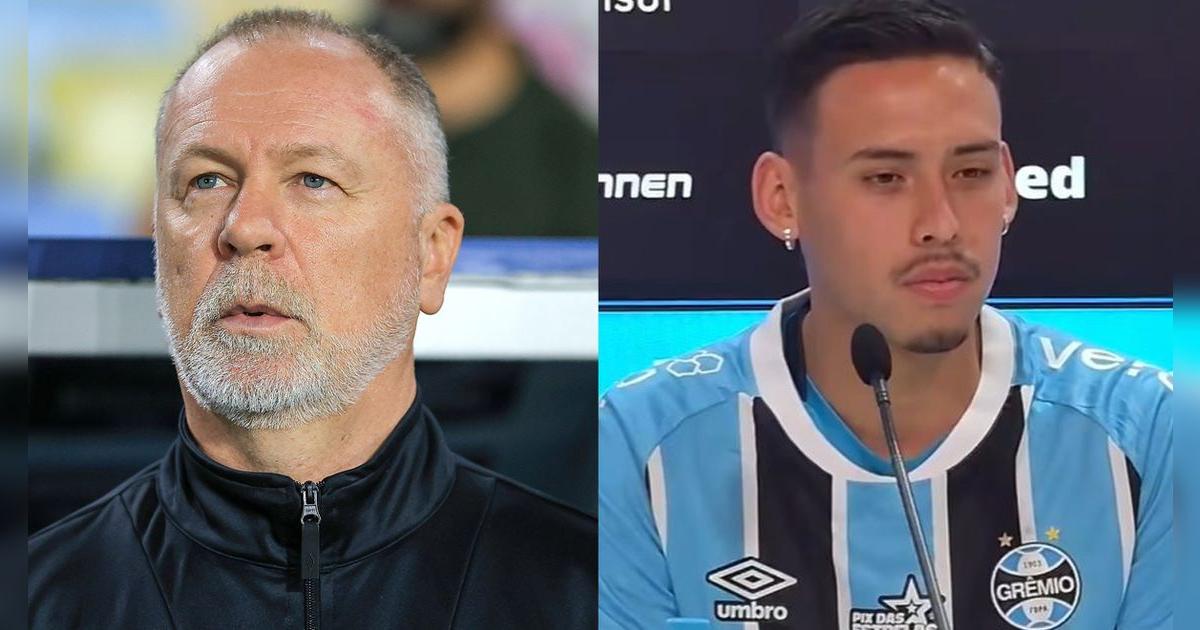 Hinchas de Gremio cuestionan a DT Mano Menezes por no utilizar a Erick Noriega