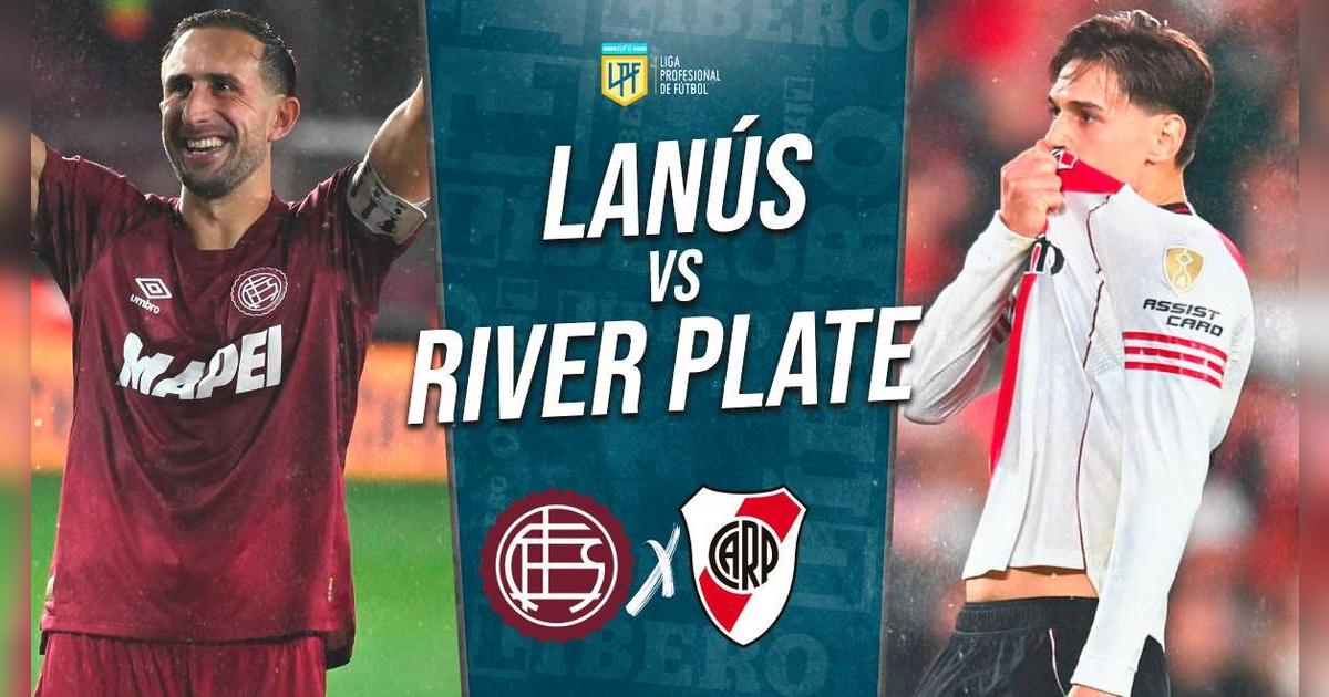 Lanús vs. River Plate EN VIVO vía ESPN: hora y dónde ver la Liga Porfesional Argentina