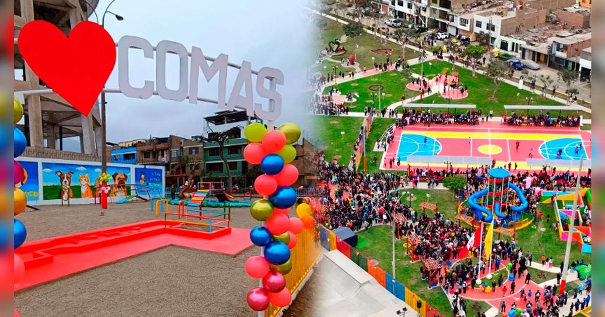 Municipalidad de Comas alegra a vecinos con esta obra considerada la más segura: cuenta con diversas áreas