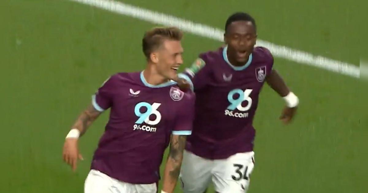 ¡Euforia total! Oliver Sonne marca agónico gol con Burnley a los 91' y clasifican en la Carabao Cup