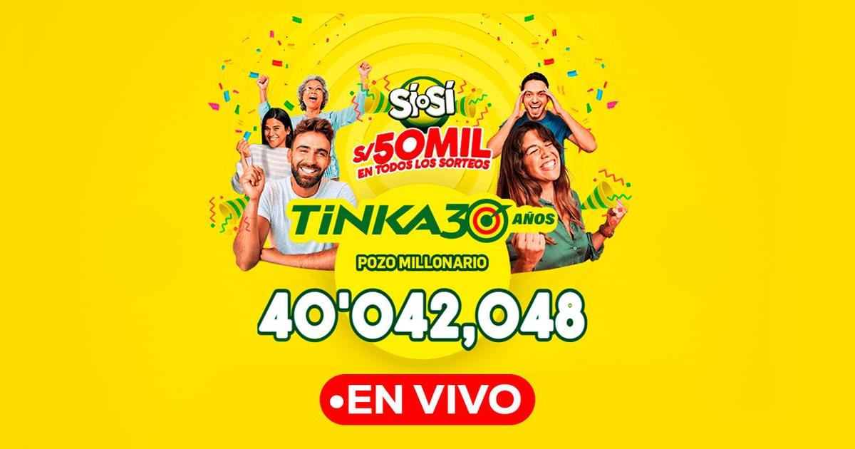 La Tinka de HOY, miércoles 27 de agosto: ver resultados, jugada ganadora y pozo millonario