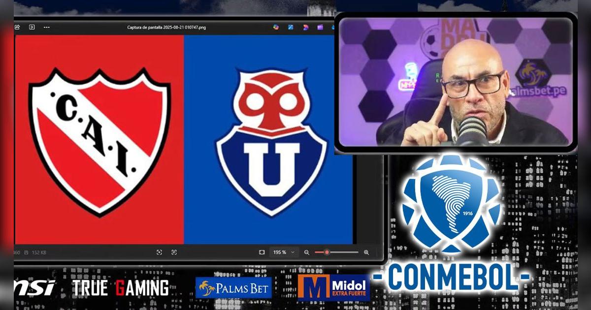 Mr. Peet reveló la medida de Conmebol para el Independiente vs U de Chile: 