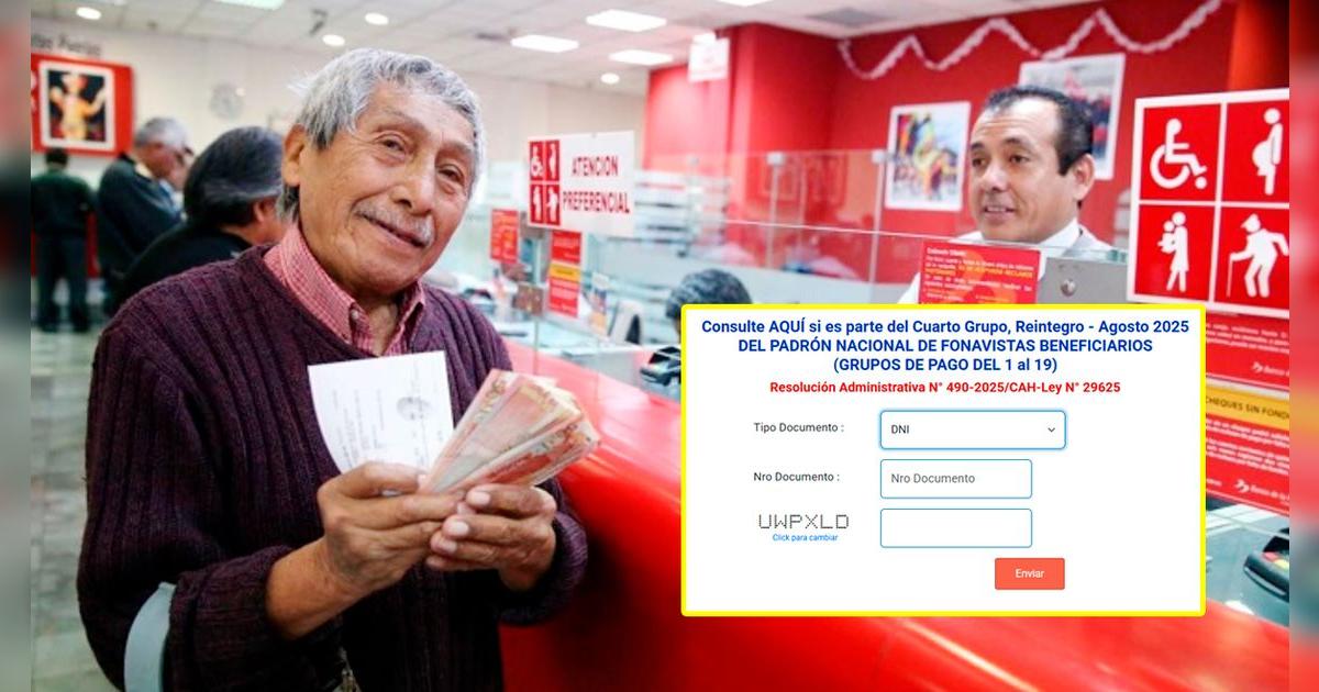 Fonavi: LINK oficial del padrón de Reintegro 4 y cronograma de pago por Banco de la Nación