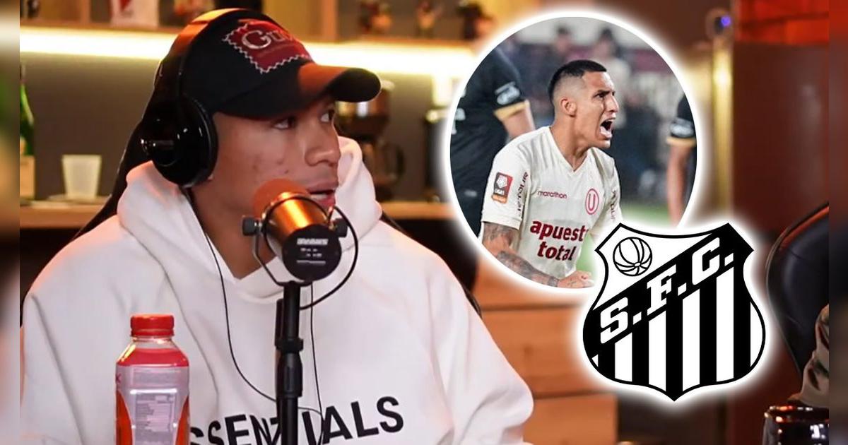 Edison Flores y su inédita reacción tras oír que Alex Valera jugaría en Santos: 