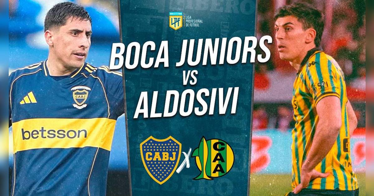 Boca Juniors vs. Aldosivi EN VIVO vía ESPN: hora y dónde ver Liga Profesional Argentina
