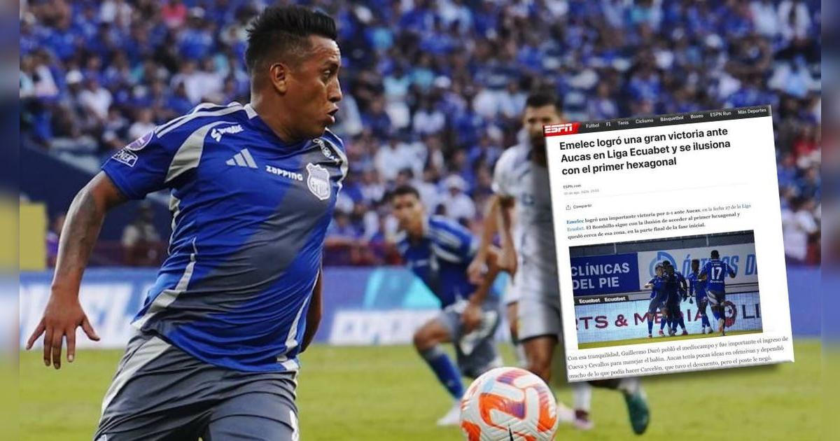 Prensa de Ecuador dio rotundo calificativo al ingreso de Christian Cueva ante Aucas: 