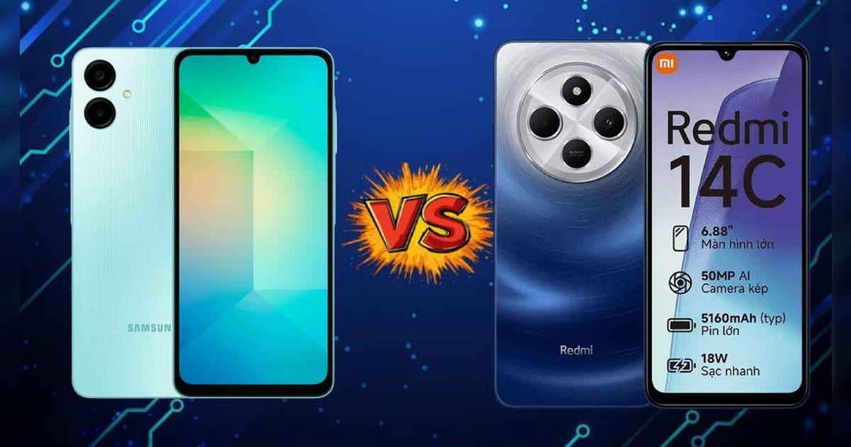 Samsung Galaxy A06 vs. Xiaomi Redmi 14C | Cuál de estos teléfonos baratos tiene mejor pantalla, procesador, cámaras y batería