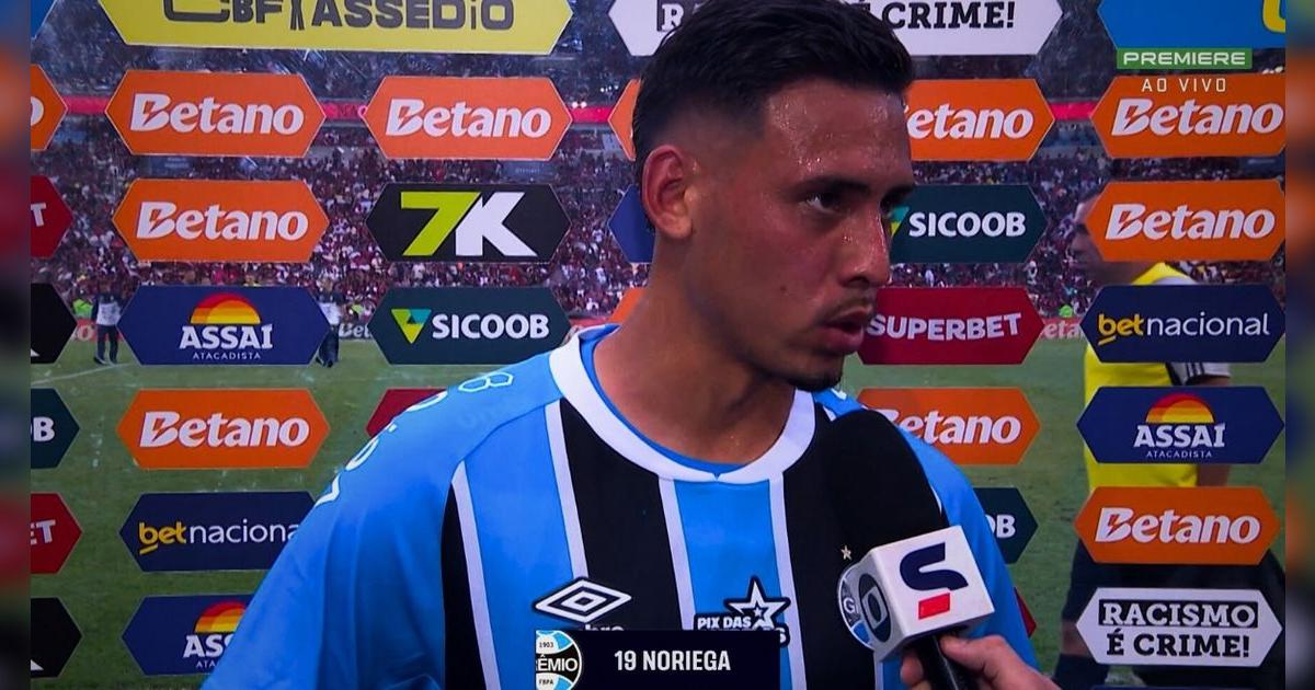 Erick Noriega debutó con Gremio y dio firme calificativo a los jugadores de Flamengo 