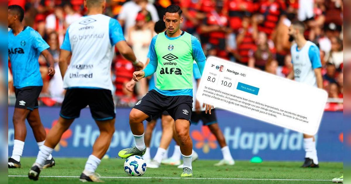 Prensa brasileña y el firme calificativo a Erick Noriega, ex Alianza, tras debut con Gremio: 